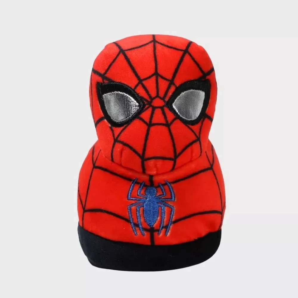 Toddler Boys Spider-Man Plush Slippers Red Size 5T-6T New With Tags
